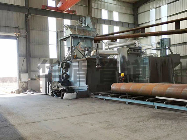 鋼管噴砂機 鋼管噴砂機